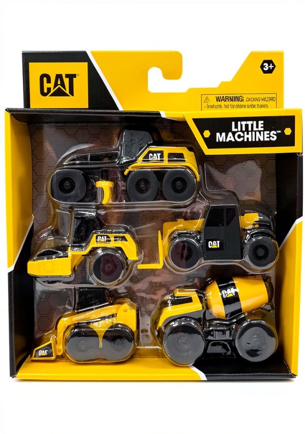 Funrise Mini Construction Vehicle Set 5‑Piece Toy Set for Kids 3+-2