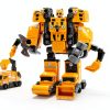 TEMI 5-in-1 Transforming Robot Toy Construction Vehicle Set for Kids-1