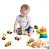 Construction Vehicle Toy Set QWL CP1073 Mini Metal Trucks for Kids-4