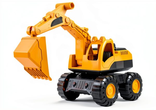 Nuytghr Inertia Driven Excavator Toy – Vehicle for Children-0