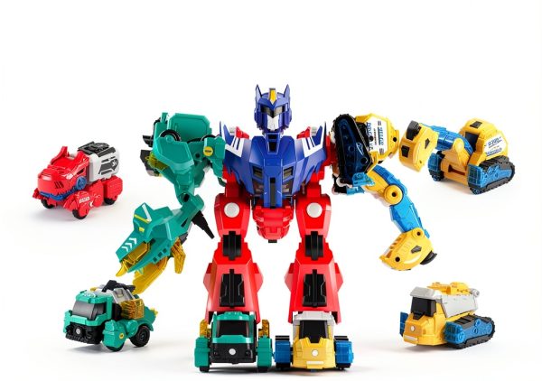 Magnetic Dinosaur Robot Set MT009A 6-in-1 by Mengye Toys-4