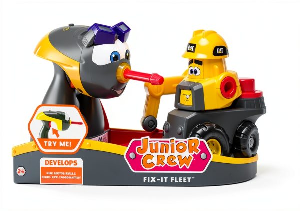 Funrise Cat Playset Vehicle with Motorized Drill Model 83199-5