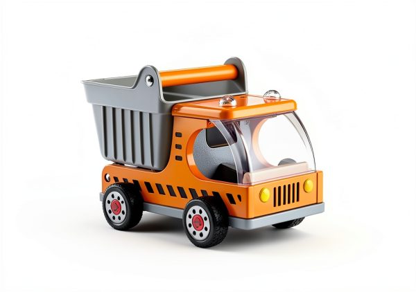 Hape Wooden Dump Truck Toy Construction Vehicle for Kids Age 3+-5