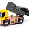 Brio Construction Vehicles Set 63365800 Magnetic Wood Toy for Ages 3+-5