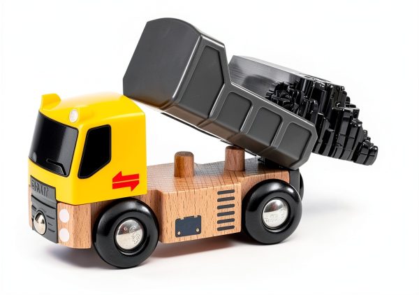 Brio Construction Vehicles Set 63365800 Magnetic Wood Toy for Ages 3+-5