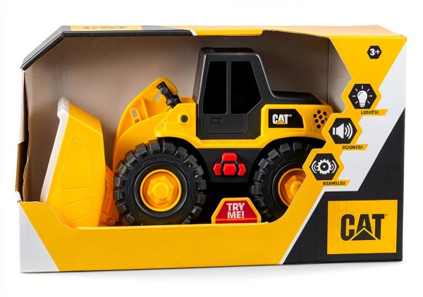 Funrise CAT Construction Front Loader Toy 10" Lights & Sounds-7