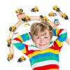Restroma Mini Construction Vehicle Set 48pcs Kids Toy Trucks-4
