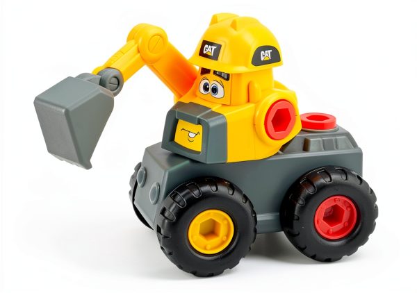Funrise Cat Playset Vehicle with Motorized Drill Model 83199-2