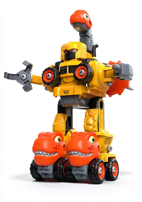 PRUUSKY Toy Construction Vehicle Figure LM910-B for Ages 0-5-3