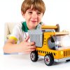 Hape Wooden Dump Truck Toy Construction Vehicle for Kids Age 3+-4