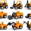 Pull Back Construction Vehicle Set 12-Pack Mini Cars by 3 OTTERS-0
