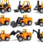 Pull Back Construction Vehicle Set 12-Pack Mini Cars by 3 OTTERS-0