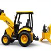 Bruder 1:16 Scale Tractor Loader with Detachable Bucket and Backhoe-2