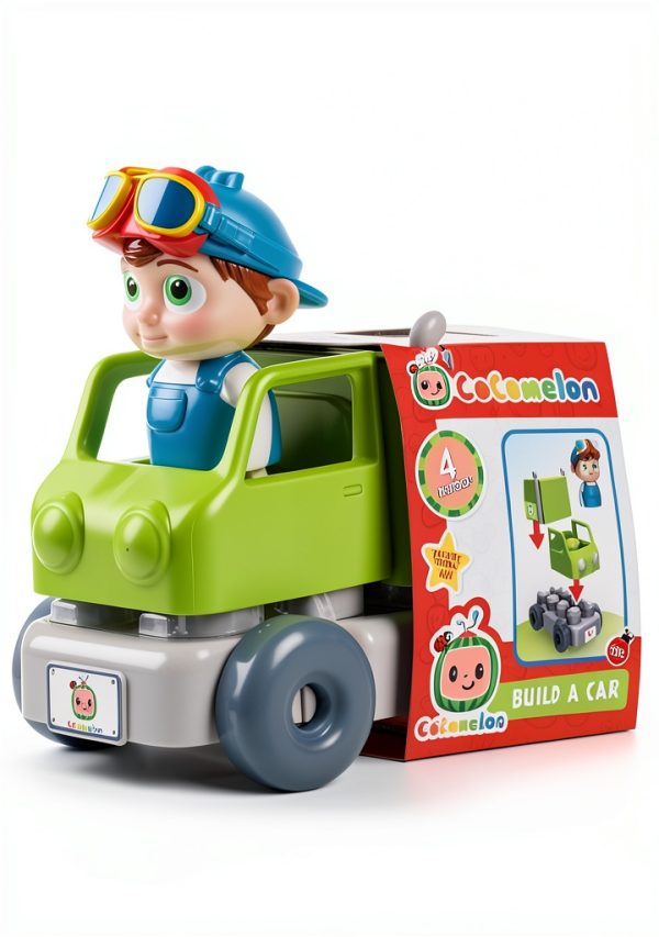 Construction Vehicle Toy Just Play Figure 961253 Small Soft Baby Toy-0