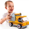 Hape Wooden Dump Truck Toy Construction Vehicle for Kids Age 3+-3