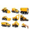 Mini Construction Toy Set LE BAN TOYS 12-Piece Durable Vehicles-4