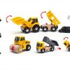Brio Construction Vehicles Set 63365800 Magnetic Wood Toy for Ages 3+-1
