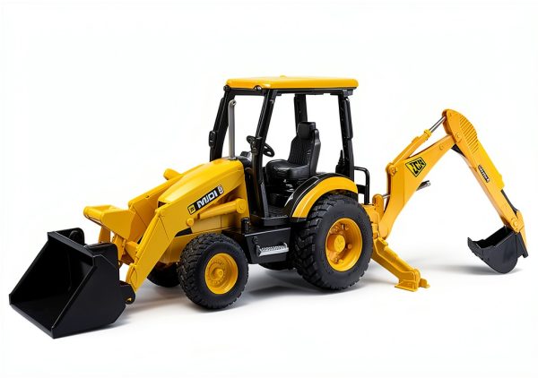 Bruder 1:16 Scale Tractor Loader with Detachable Bucket and Backhoe-0