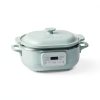 MAGNIFIQUE 4 Quart Slow Cooker Olive 8-in-1 Cooker with Stoneware-7