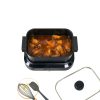 West Bend Versatility Slow Cooker 5-Quart Silver Non‑Stick Travel Set-2