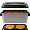 West Bend Versatility Slow Cooker 5-Quart Silver Non‑Stick Travel Set-8