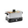 West Bend Versatility Slow Cooker 5-Quart Silver Non‑Stick Travel Set-1