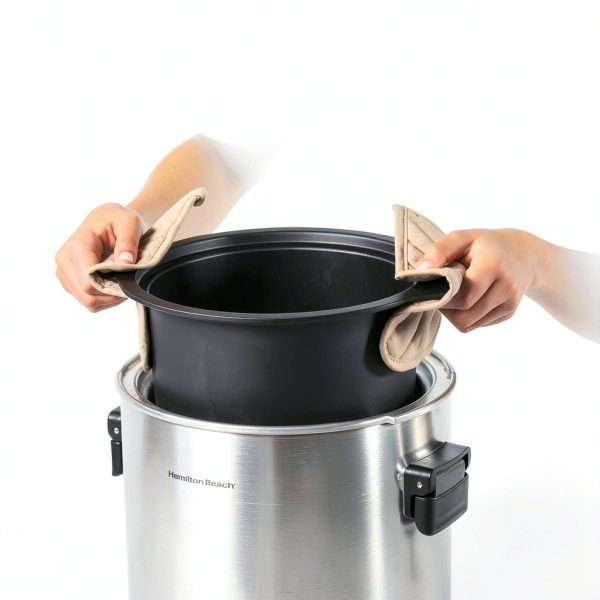 Hamilton Beach Sear & Cook 10‑quart Slow Cooker – Aluminum Pot Silver-4