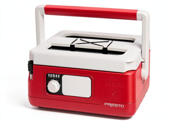 Presto Nomad Traveling Slow Cooker 6-Quart Red Kitchen Appliance-0