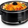 Hamilton Beach 8-Quart Slow Cooker with Stoneware Crock, Black-2