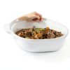 MAGNIFIQUE 4 Quart Slow Cooker Olive 8-in-1 Cooker with Stoneware-1