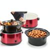 Elite Gourmet MST-900RXT Slow Cooker 8.5Qt Metallic Red XL Jumbo-3