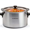 Hamilton Beach Sear & Cook 10‑quart Slow Cooker – Aluminum Pot Silver-5