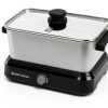West Bend Versatility Slow Cooker 5-Quart Silver Non‑Stick Travel Set-6